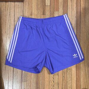 Large Adidas Originals Men’s Sprinter Shorts Semi Cobalt Blue Lilac